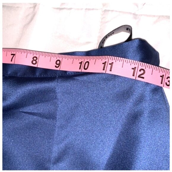 Alfred Angelo Strapless Indigo Two-Piece Dress Size 8 Satin & Tulle - Picture 12 of 13